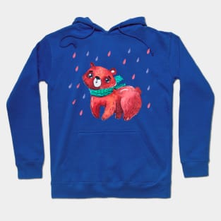 Bear Painting Hand Drawn Hoodie